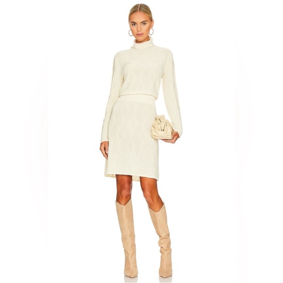 NEW NWT Callahan x Revolve Nayeli Dress in Cannoli Creme XS - Picture 4 of 7